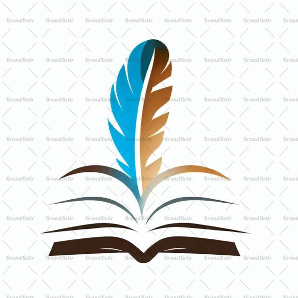 Offenes Buch und Feder